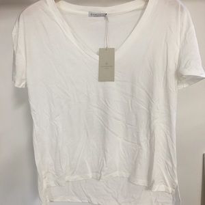 Alternative Apparel Fresh White V-Neck Tee